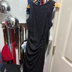 Chic Black Backless Dress